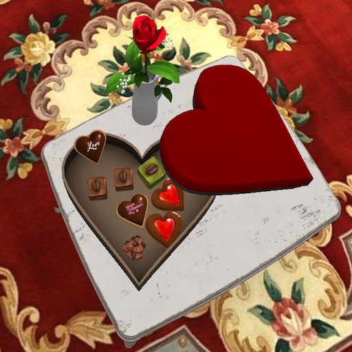 Second Life Marketplace Song's Single Rose and Box of Chocolates to Share